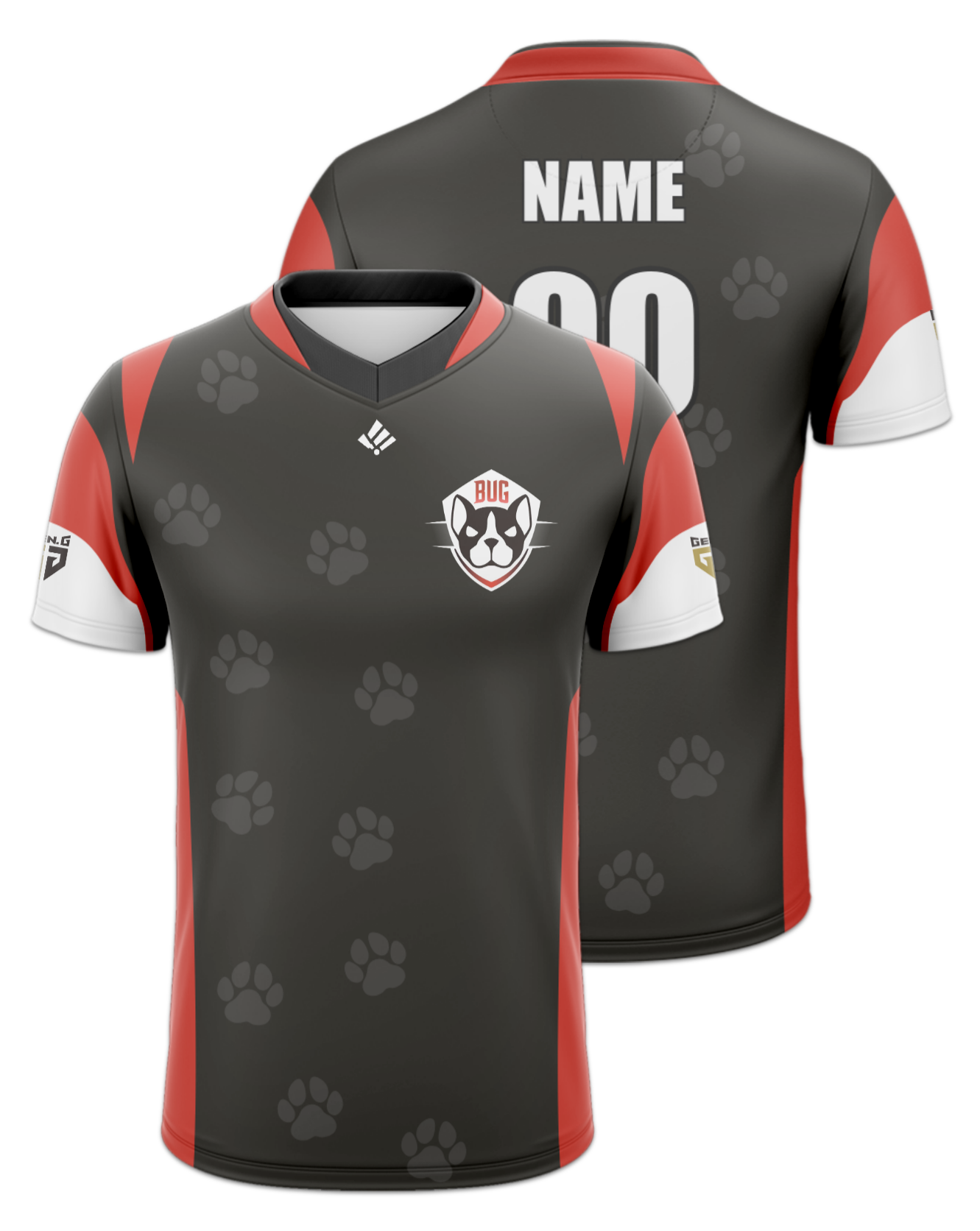 Rendered product preview, stack