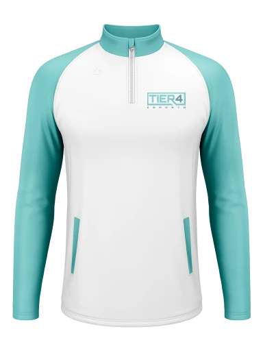 Tier 4 Esports Team Store Men's Long Sleeve 1/4 Zip preview, front