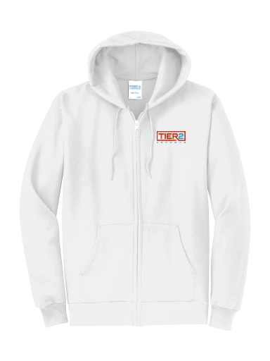 Tier 2 Fan Store Core Fleece Full-Zip Hooded Sweatshirt preview, front