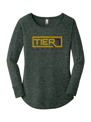 Women's Perfect Tri Long Sleeve Tunic Tee preview, front