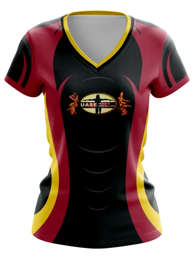 Custom Vneck Fitted Esports Jersey preview, front