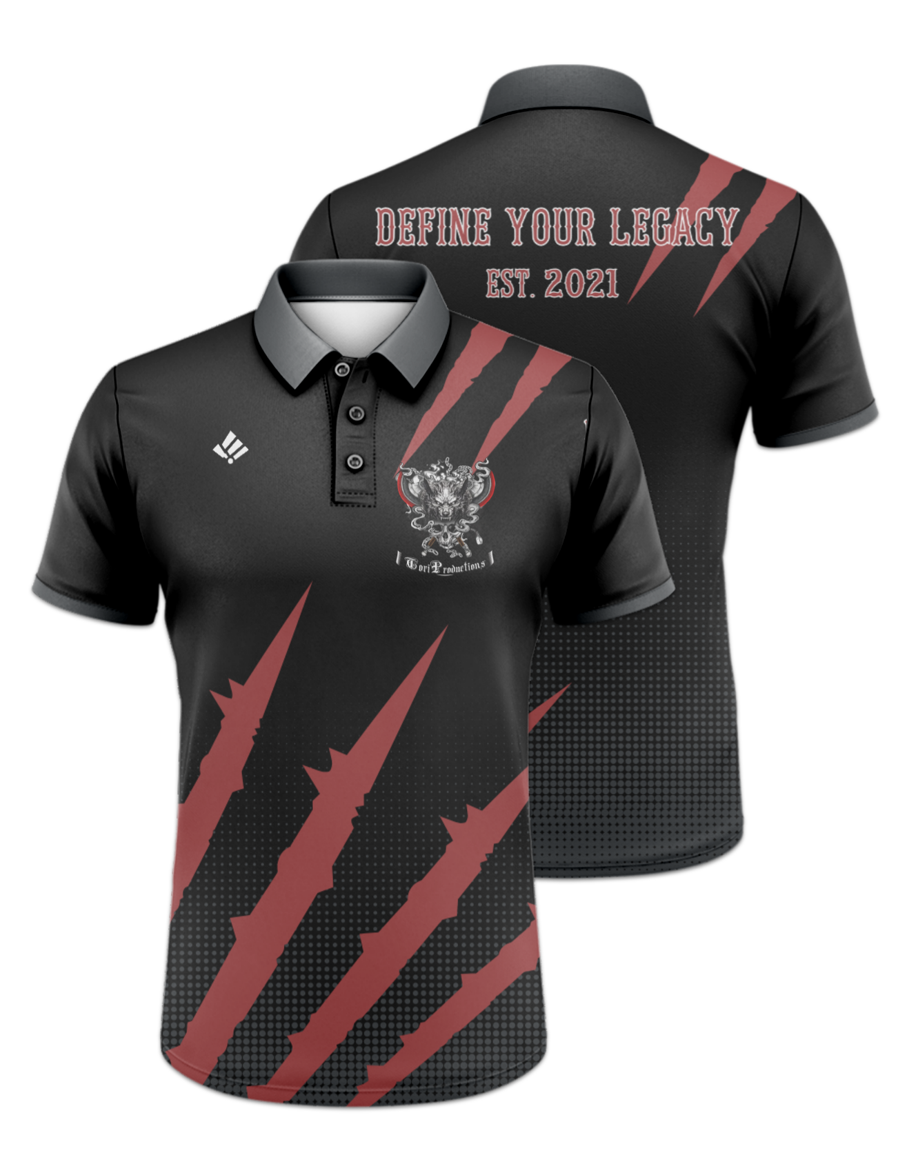 Rendered product preview, stack