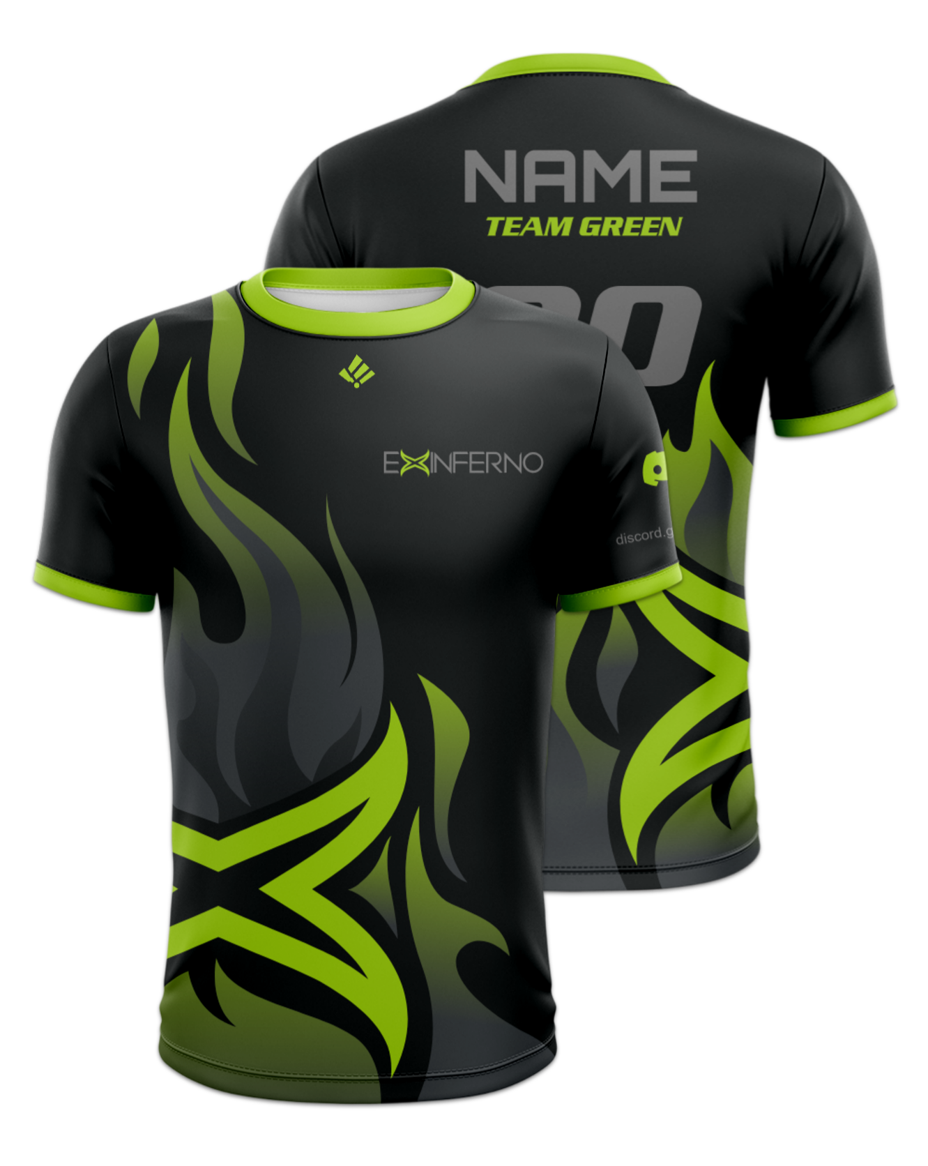 Rendered product preview, stack