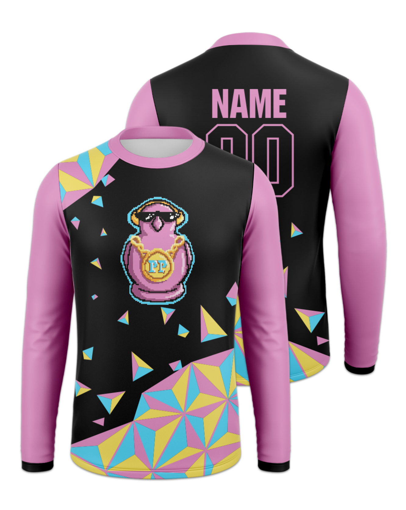 Rendered product preview, stack