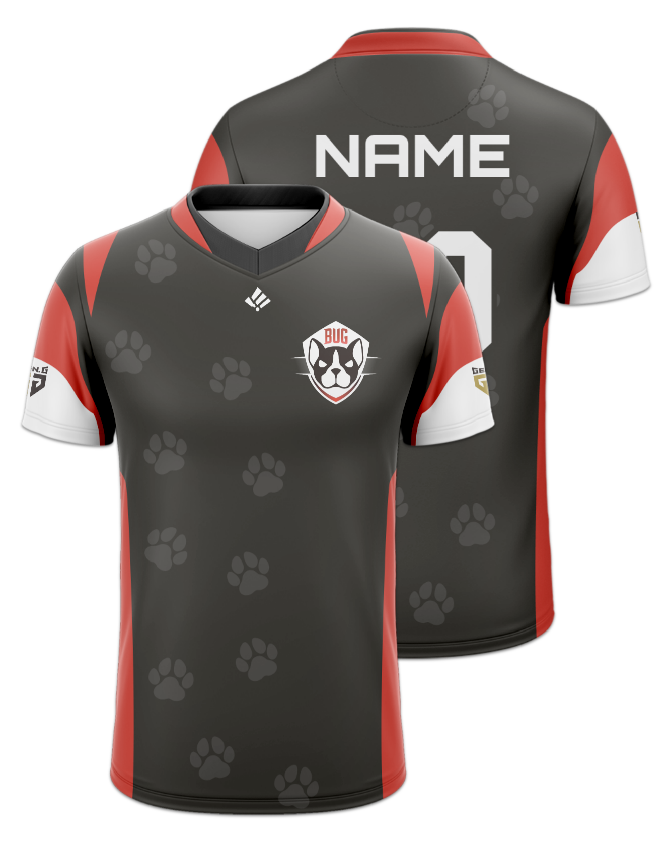 Rendered product preview, stack