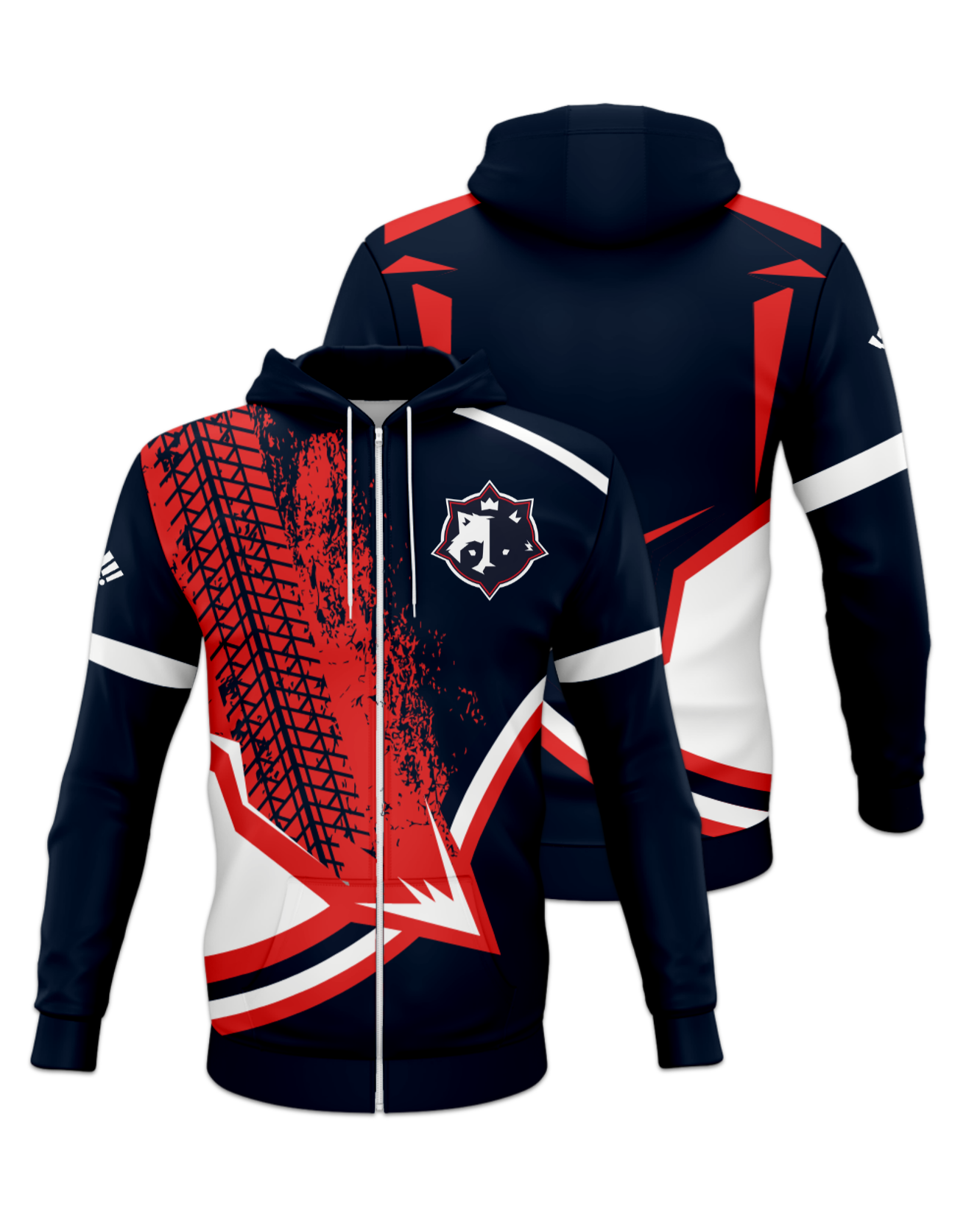 Rendered product preview, stack