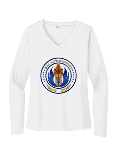 Sport-Tek Women's Long Sleeve PosiCharge Competitor V-Neck Tee preview, front