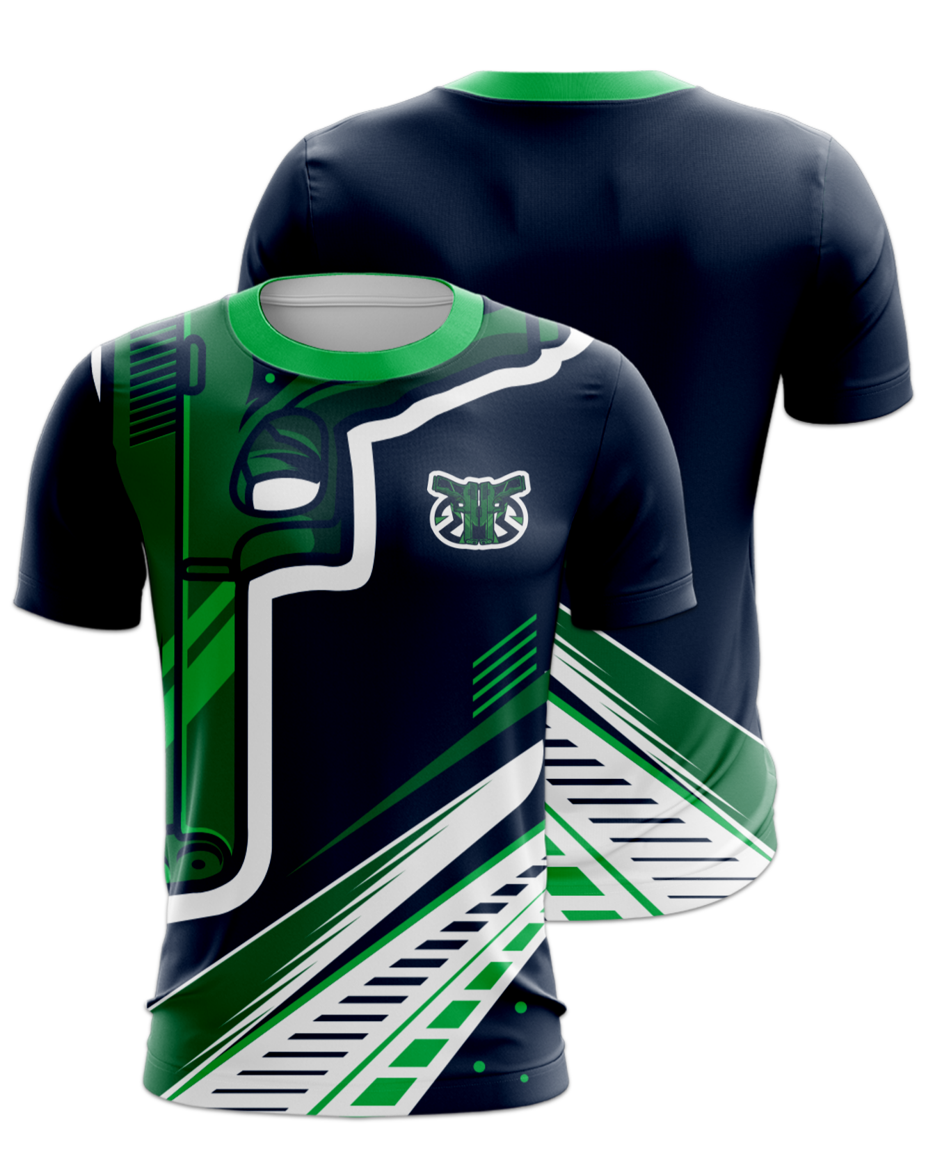 Rendered product preview, stack