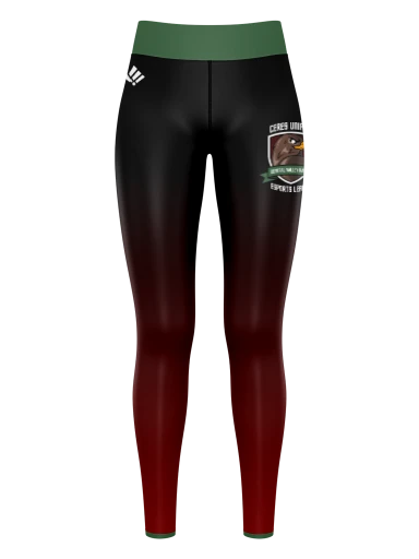 Custom Sublimated Leggings preview, front