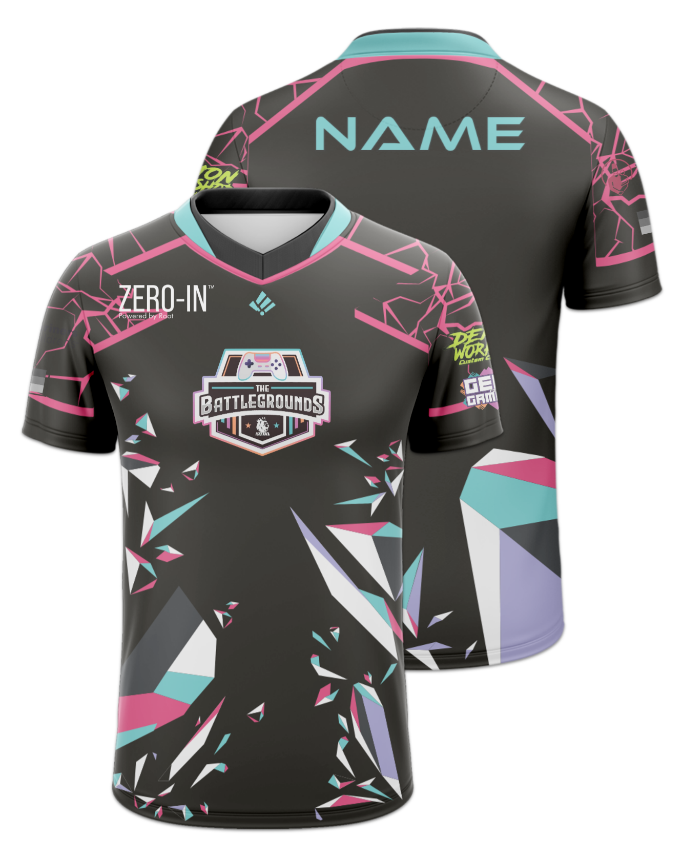 Rendered product preview, stack