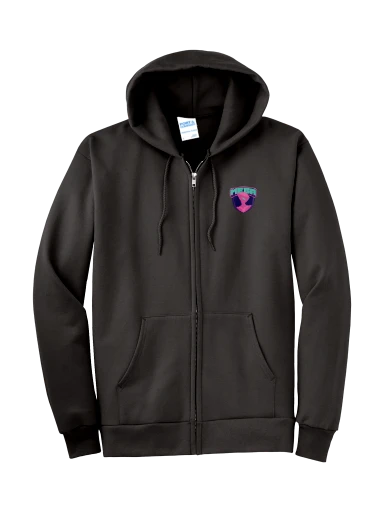 Tall Essential Fleece Full-Zip Hooded Sweatshirt preview, front
