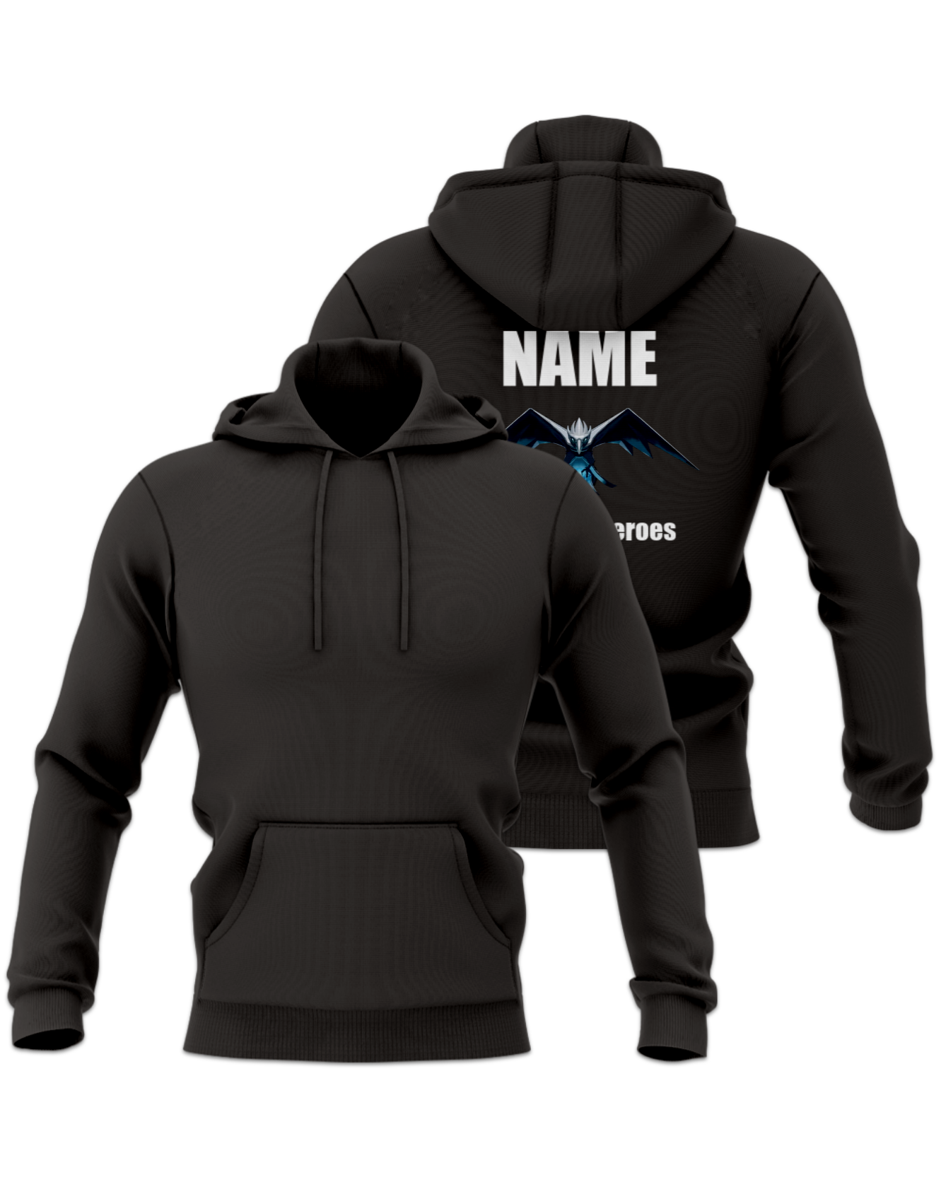 Rendered product preview, stack