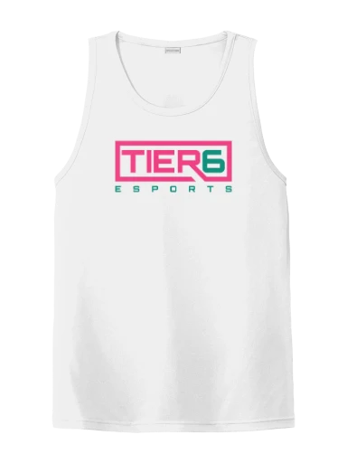 Tier 6 Fundraising Store PosiCharge Competitor Tank preview, front