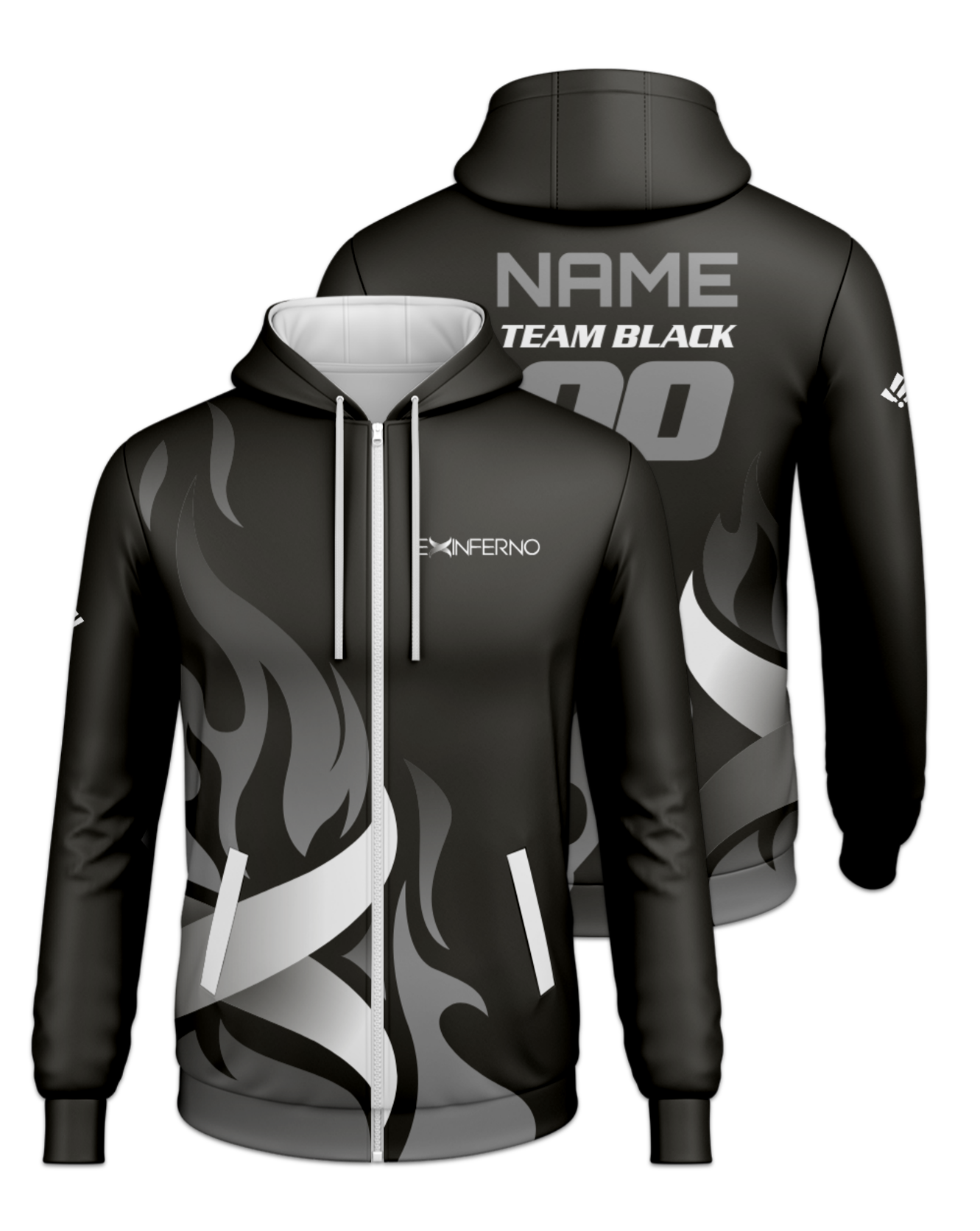 Rendered product preview, stack