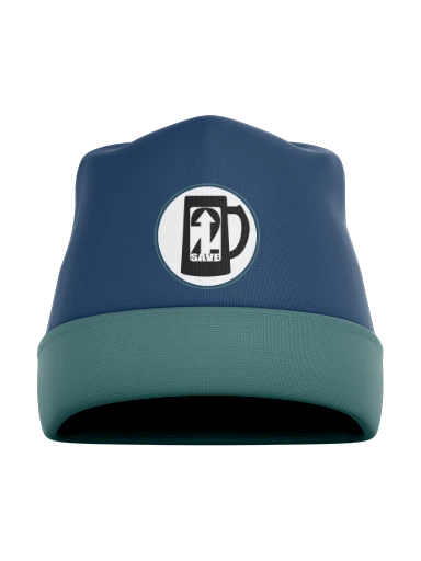 Sublimated Lightweight Folded Beanie Cap preview, front