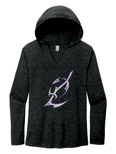 District Women's Perfect Tri Long Sleeve Hoodie preview, front