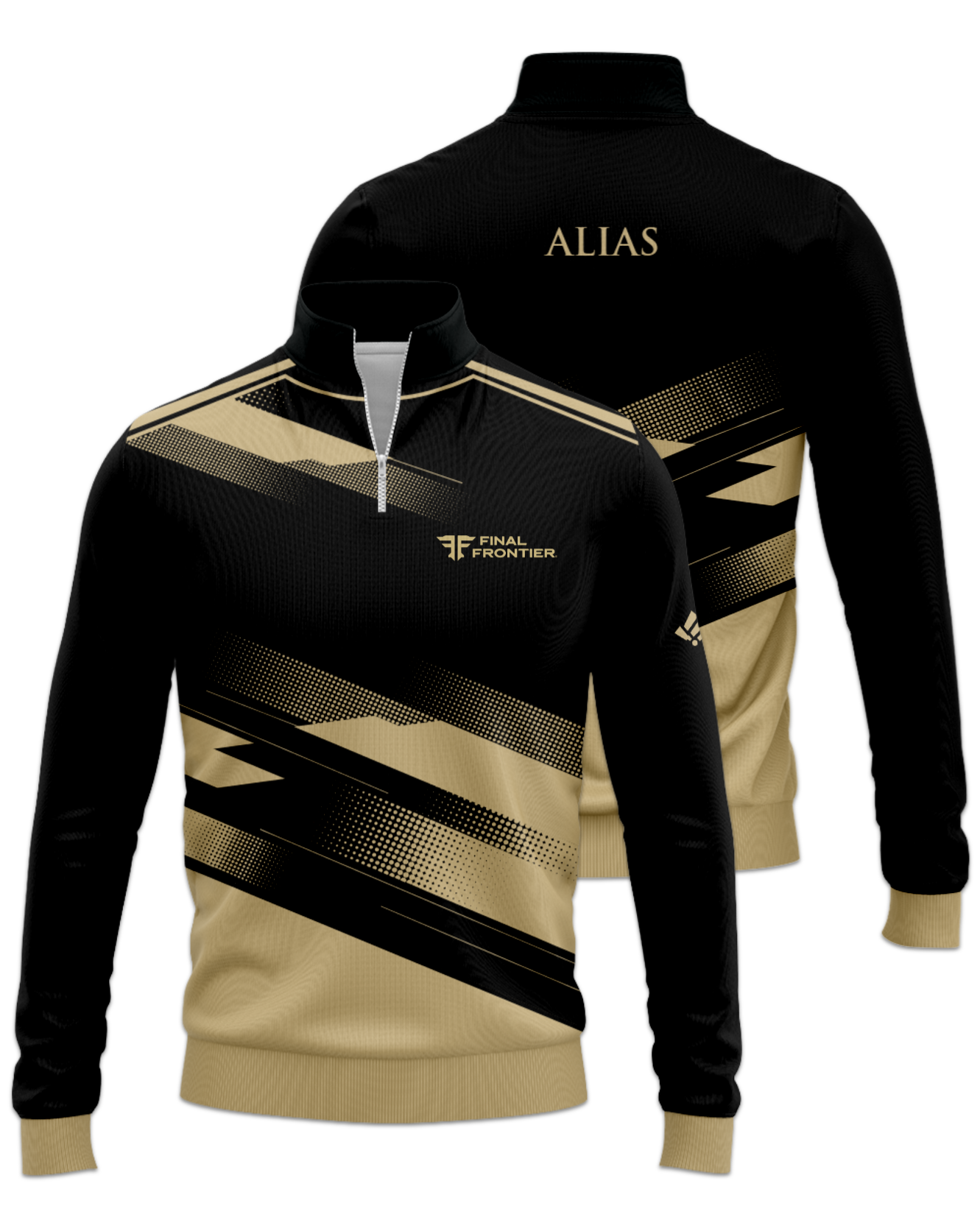 Rendered product preview, stack