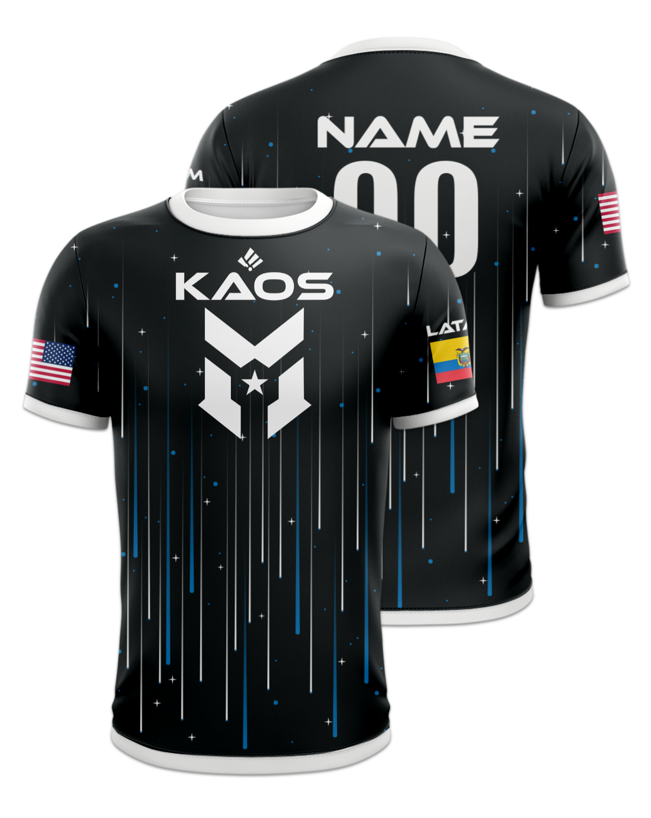 Rendered product preview, stack