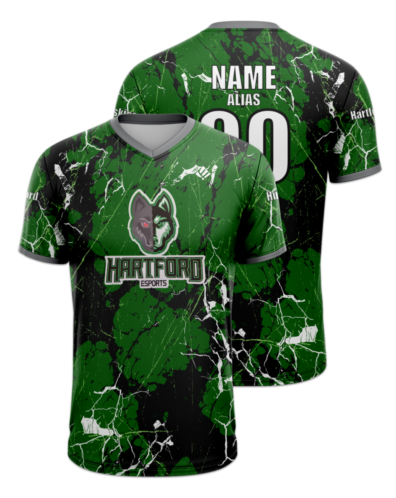 Rendered product preview, stack