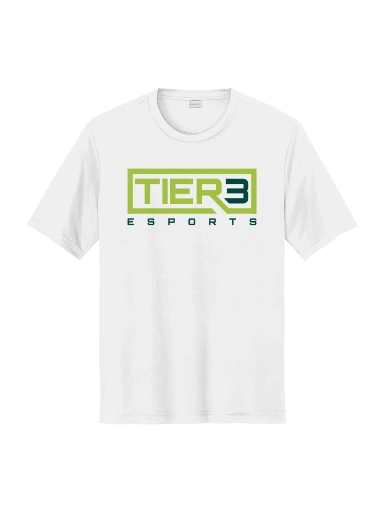 Tier 3 Fan Store Tall PosiCharge Competitor Tee preview, front