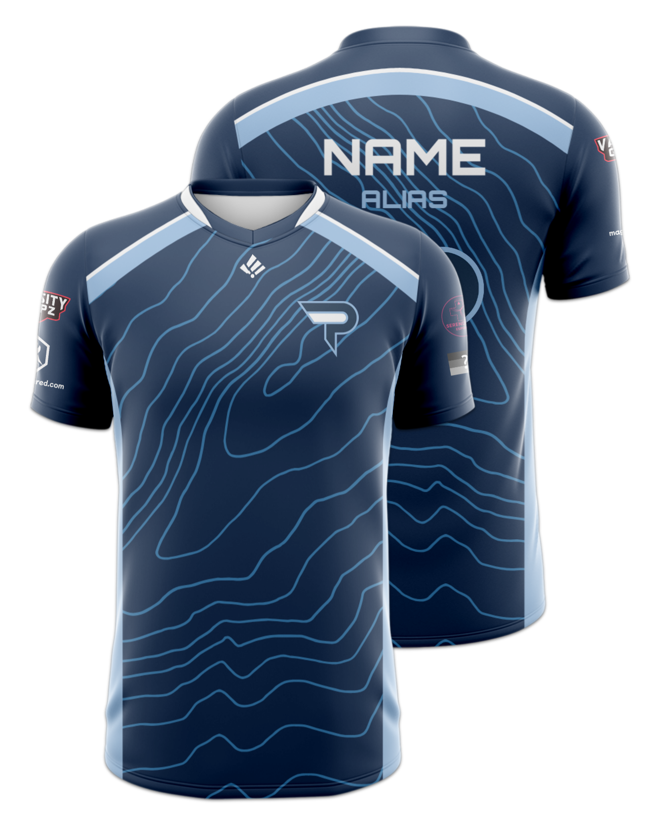 Rendered product preview, stack