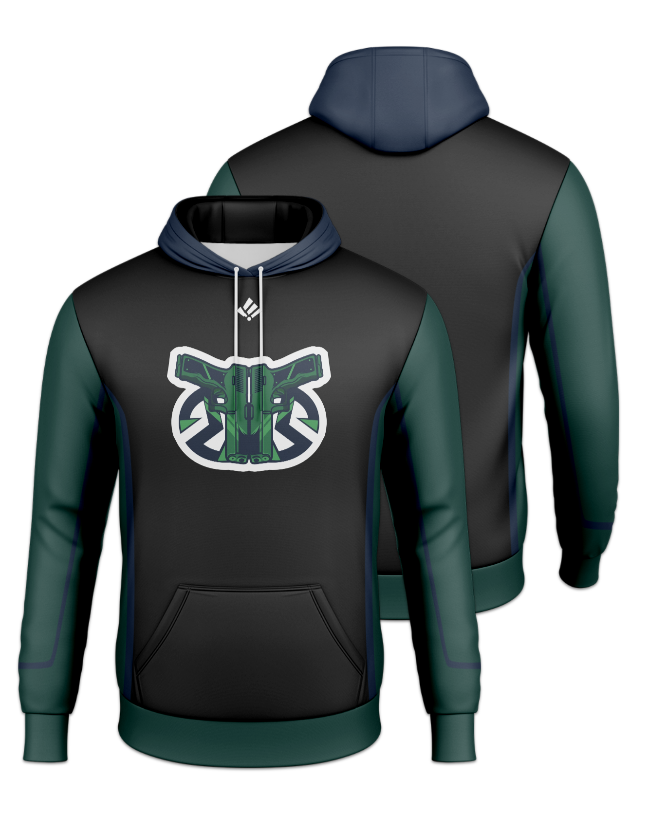 Rendered product preview, stack
