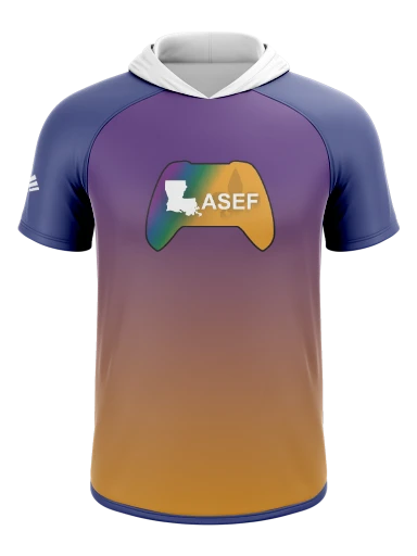Sublimated Short Sleeve Hooded T-Shirt preview, front