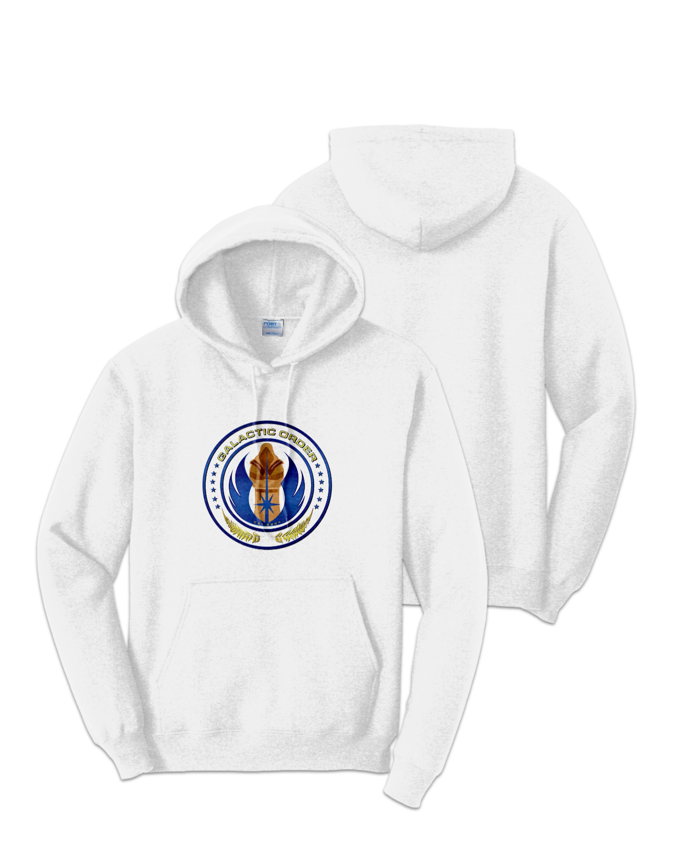 Rendered product preview, stack