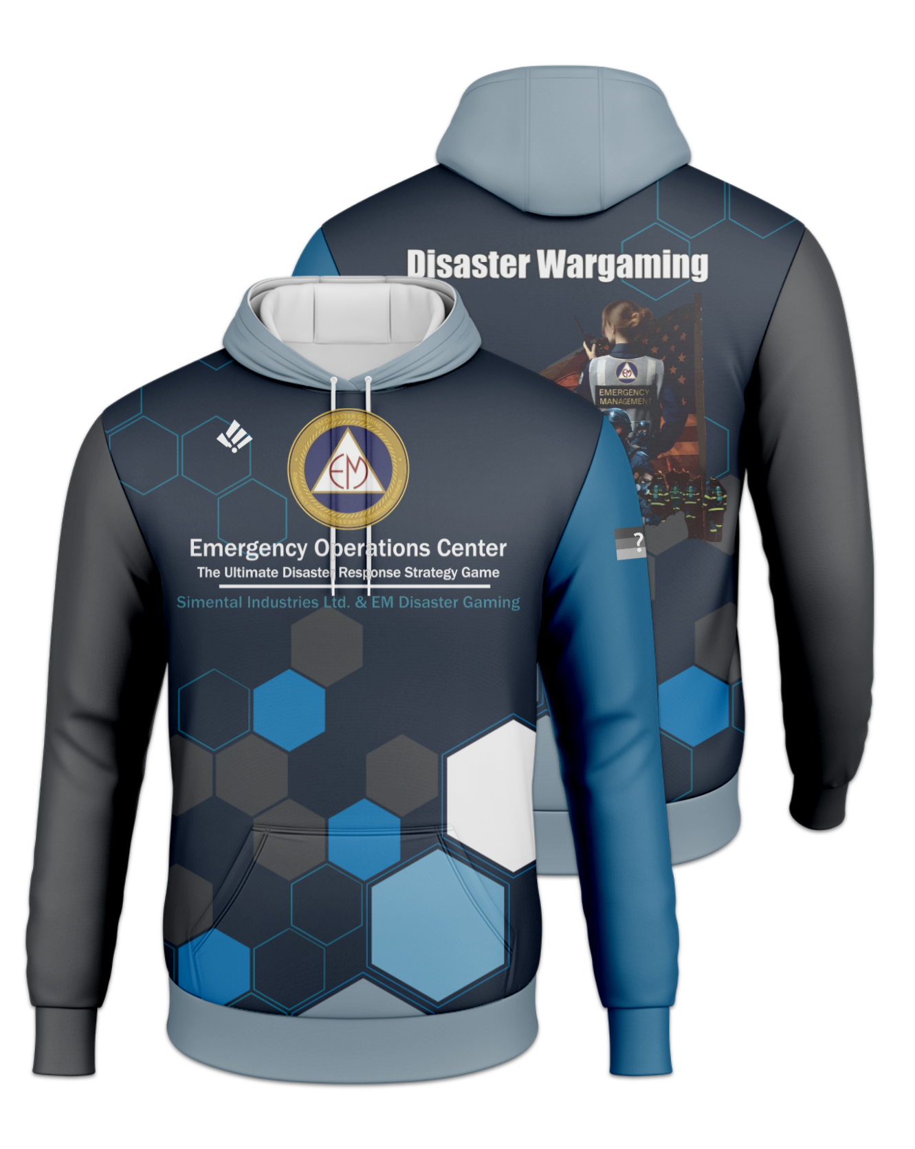 Rendered product preview, stack