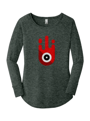 Women's Perfect Tri Long Sleeve Tunic Tee preview, front