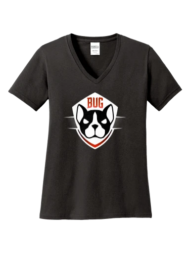 Port & Co Women's Core Cotton V-Neck Tee preview, front