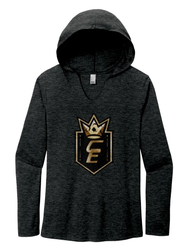 District Women's Perfect Tri Long Sleeve Hoodie preview, front