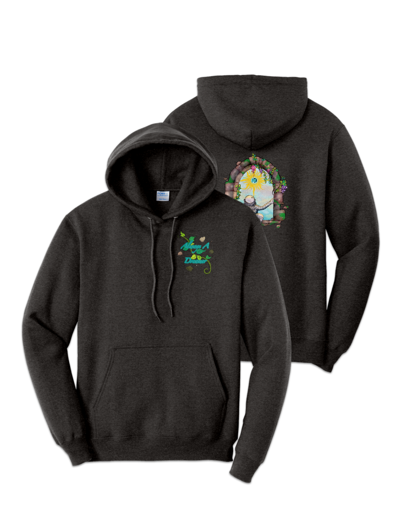 Rendered product preview, stack