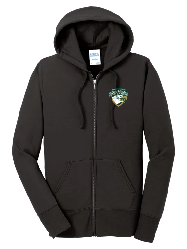 Women's Core Fleece Full-Zip Hooded Sweatshirt preview, front