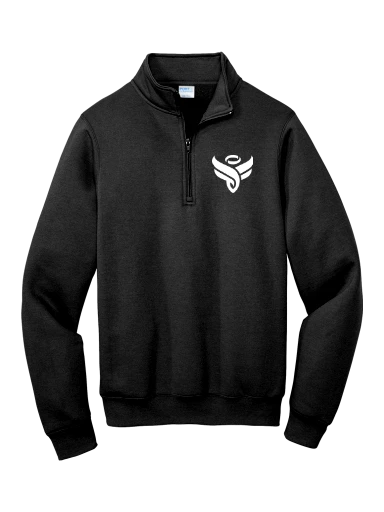 Port & Co Core Fleece 1/4-Zip Pullover Sweatshirt preview, front