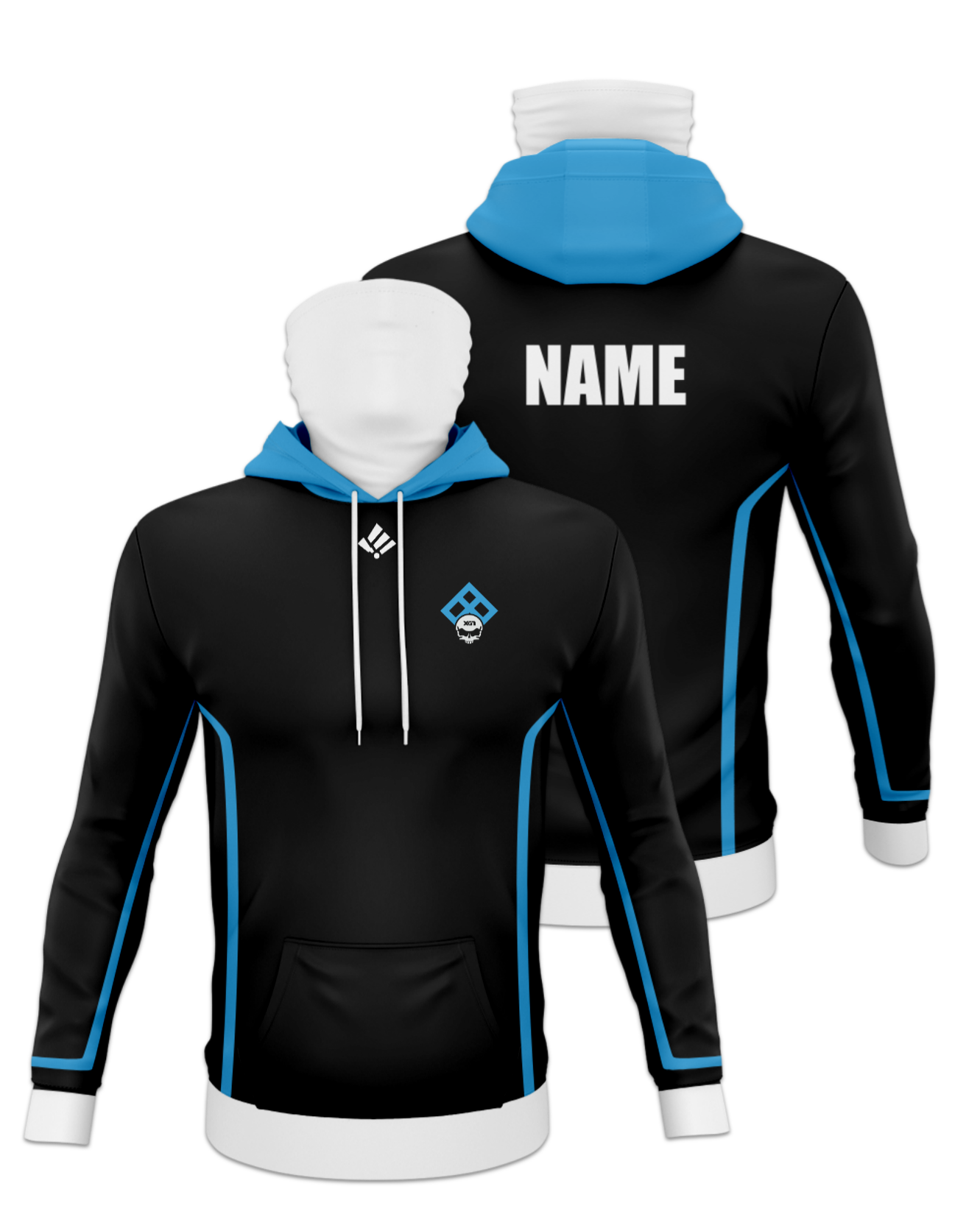 Rendered product preview, stack