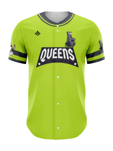 Sublimated Full Button Baseball Jersey preview, front