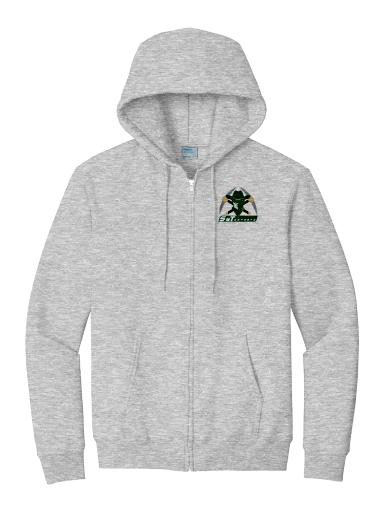 Essential Fleece Full-Zip Hooded Sweatshirt preview, front