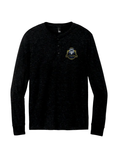 Perfect Tri Long Sleeve Henley preview, front