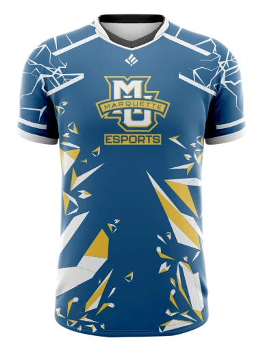 Dual Collar Esports Jersey preview, front