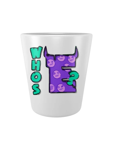 Ceramic Shot Glass 2oz preview, front