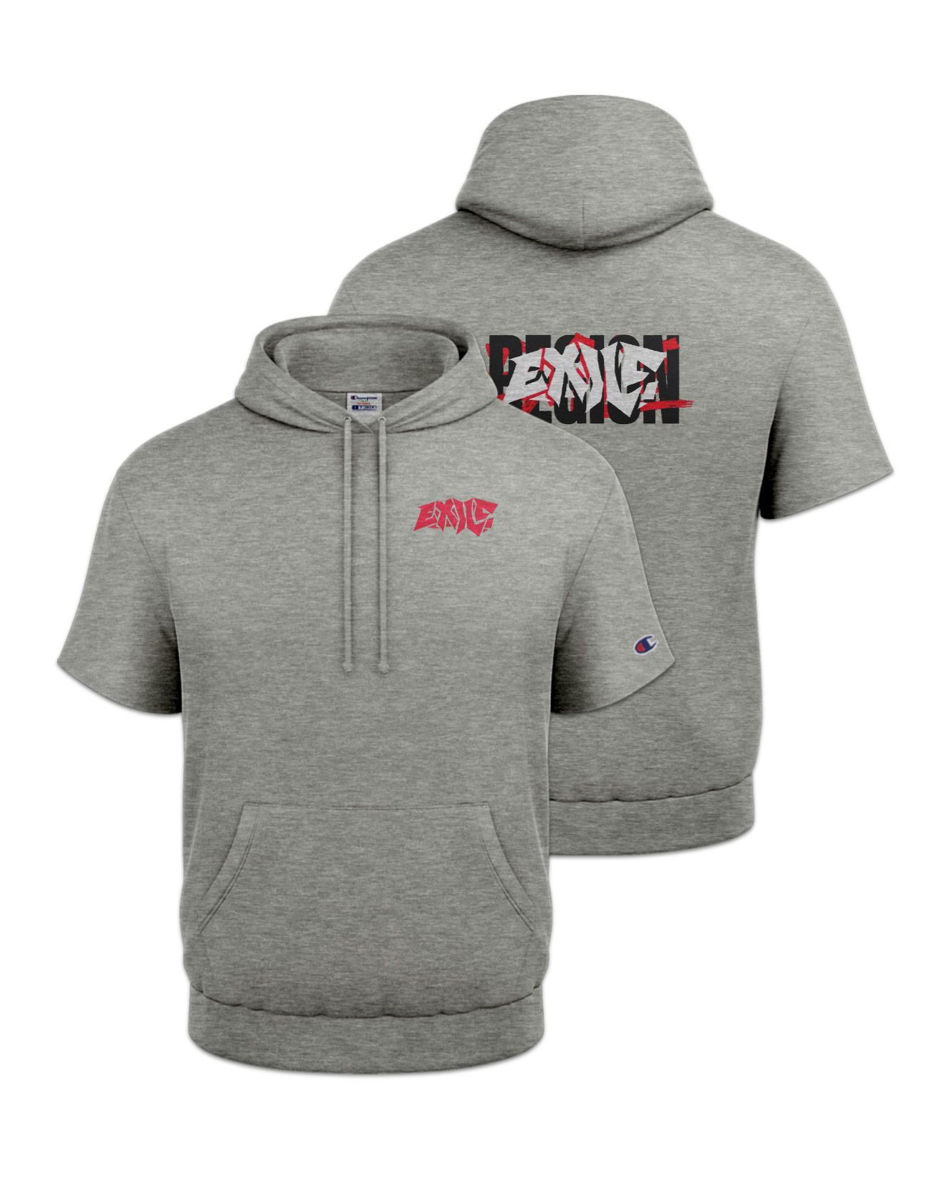 Rendered product preview, stack