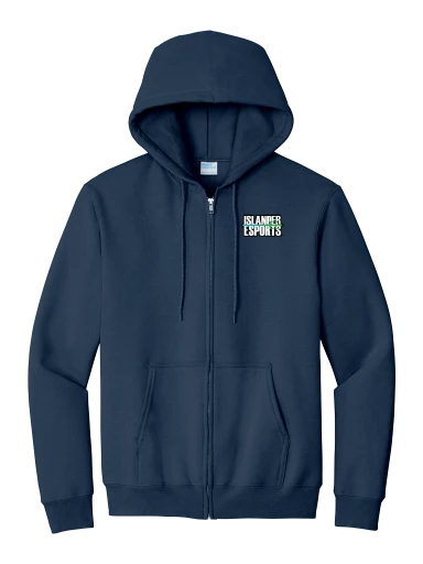 Essential Fleece Full-Zip Hooded Sweatshirt preview, front