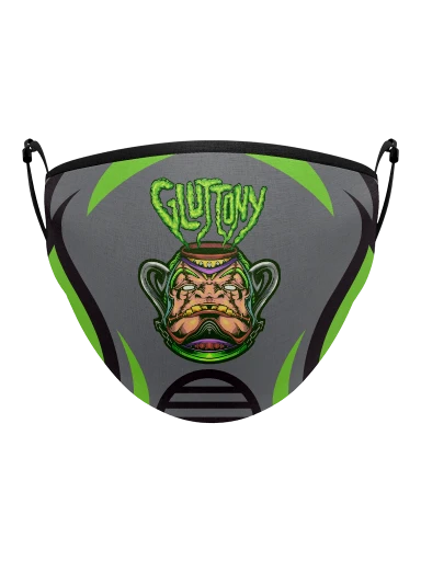 Pot of Gluttony PPE Mask preview, front