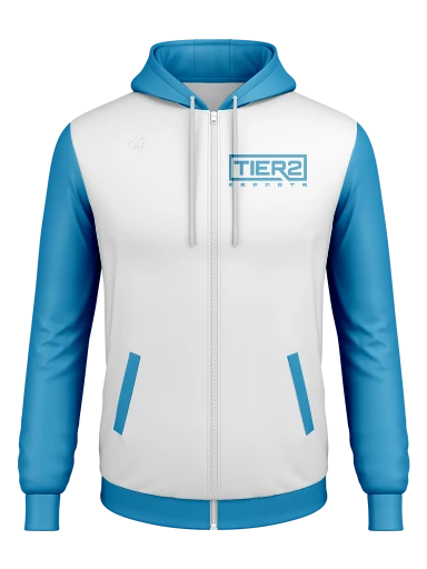 Tier 2 Team Store Full Zip Tech Hoodie preview, front