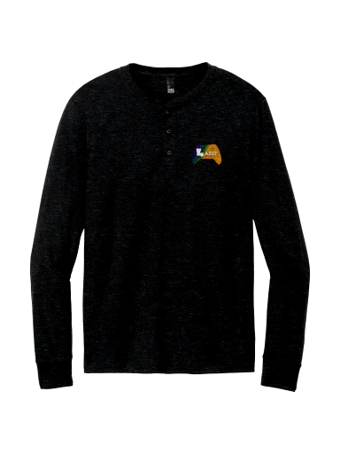 District Perfect Tri Long Sleeve Henley preview, front
