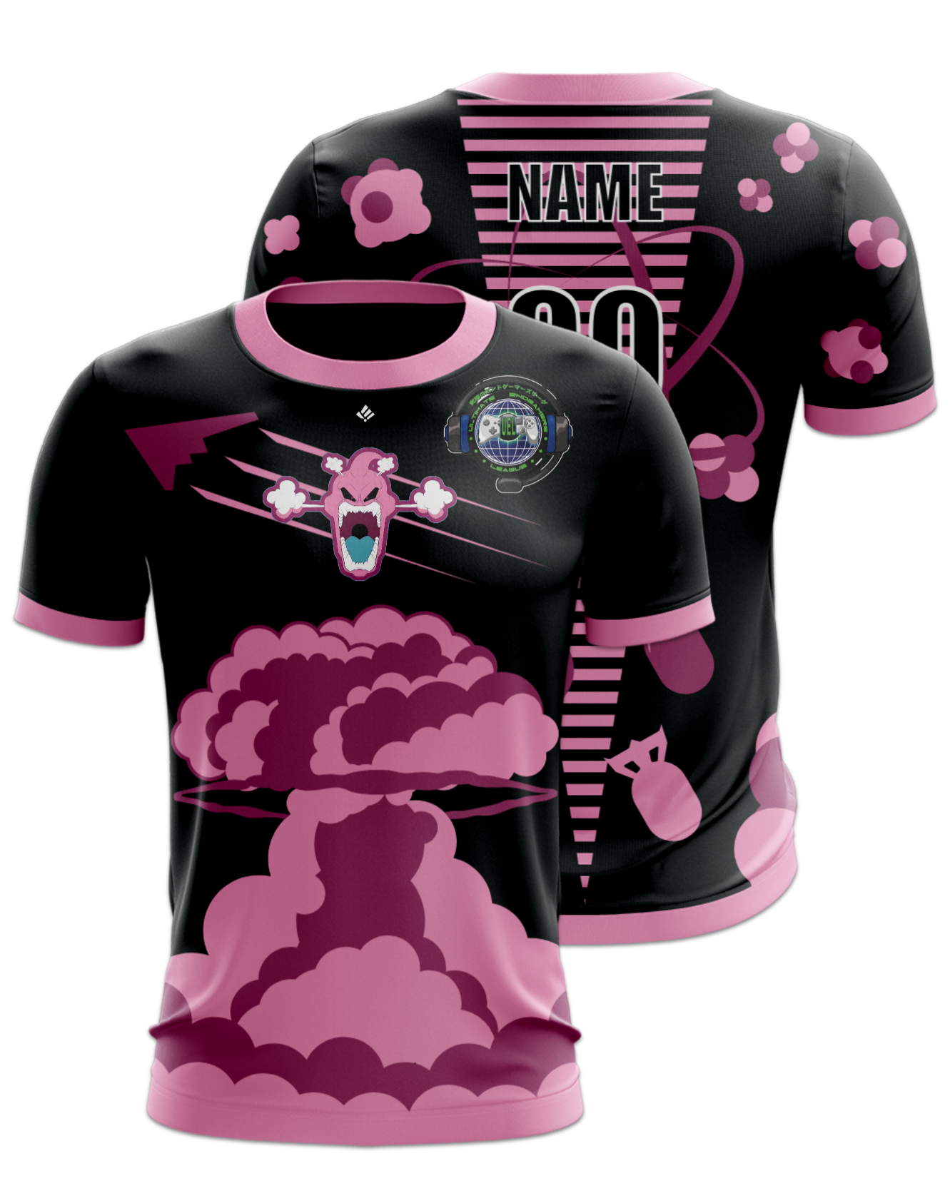 Rendered product preview, stack