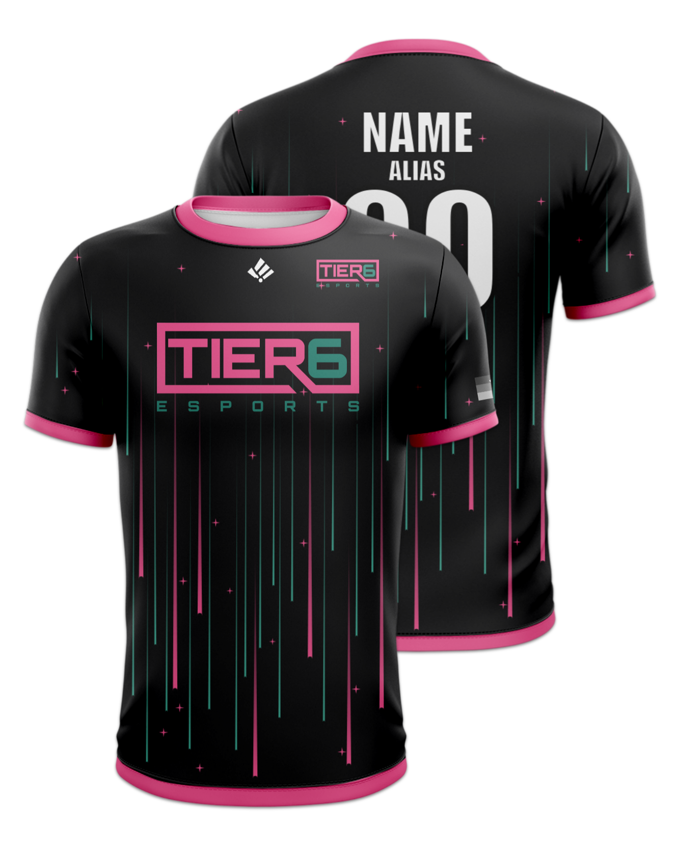 Rendered product preview, stack