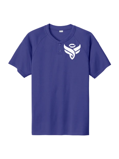 Sport-Tek PosiCharge Competitor 2-Button Henley preview, front