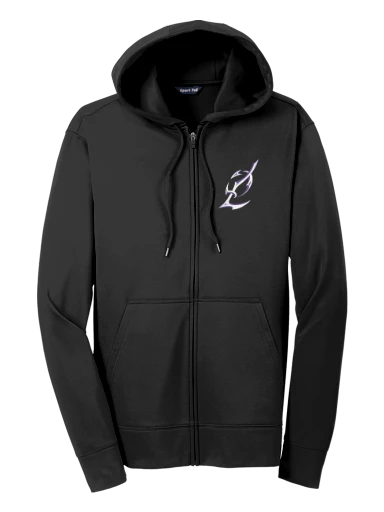 Sport-Tek Sport-Wick Fleece Full-Zip Hooded Jacket preview, front